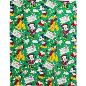 Disney Mickey Mouse Minnie Mouse Letters to Santa blanket